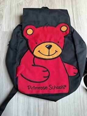 Primrose Schools Red Bear Backpack